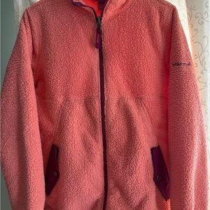 Marmot Coral and Purple Fleece Jacket